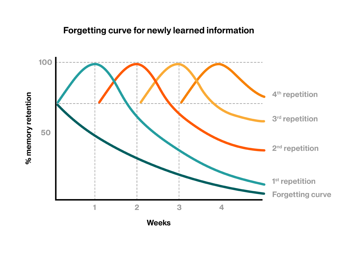 Forgetting Curve Graph